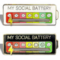 2026 Social Battery Status Brooch